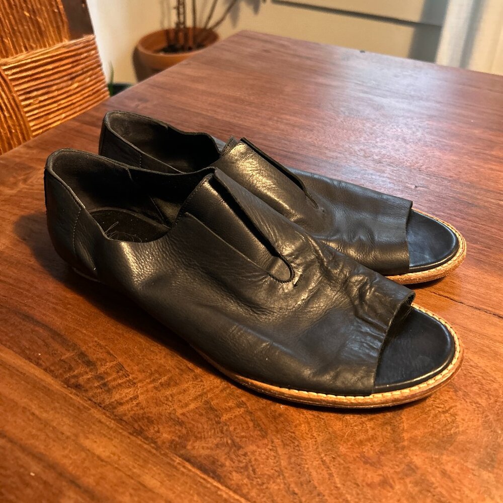 maria cornejo flo oxford black leather 38.5 IT
